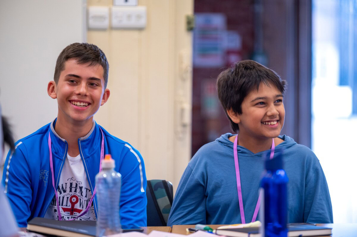 Eton College summer school students
