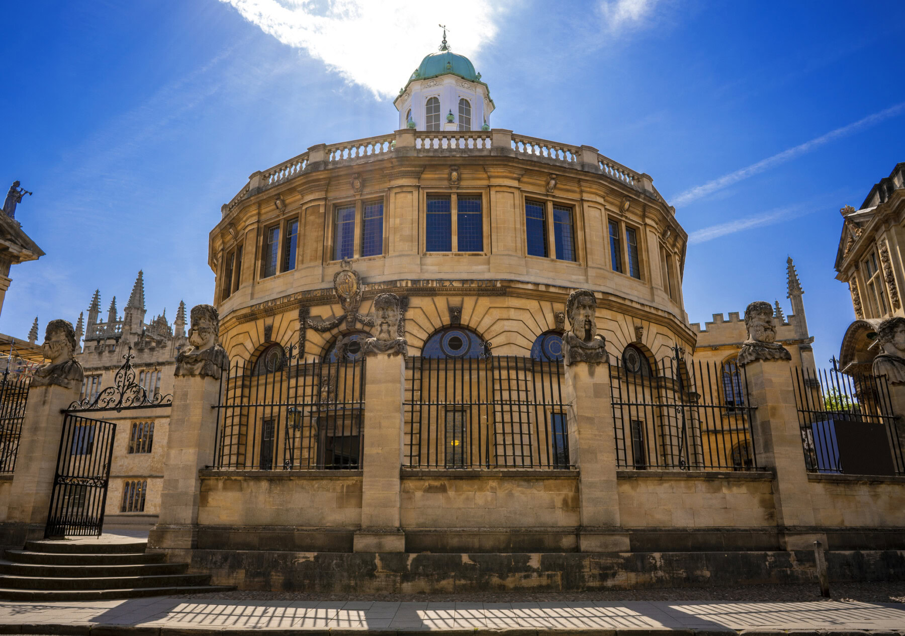 Oxford, The Sheldonian Theatre in University of Oxford, in Oxfordshire England UK