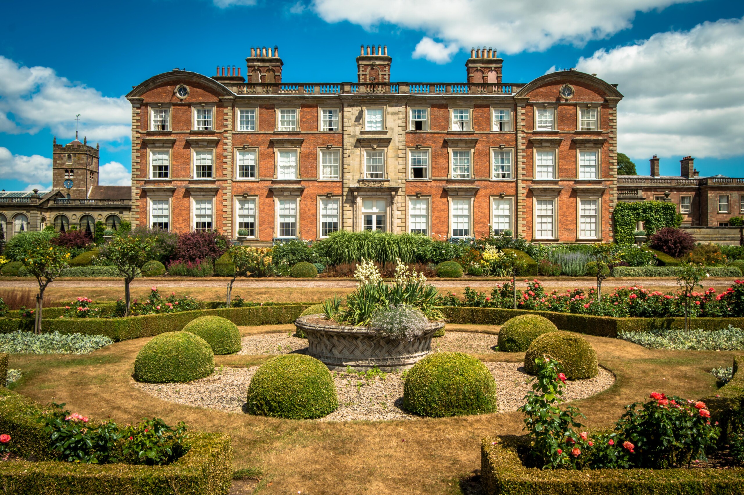 Weston Park, Staffordshire, possibly designed by Lady Elizabeth Wilbraham